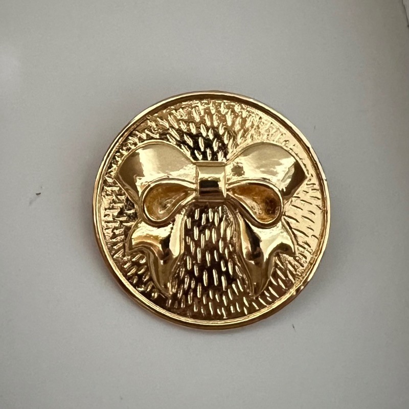 Broche moneda lazo