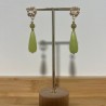 Pendientes Cayetana verde