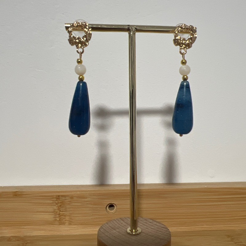 Pendientes Cayetana azul