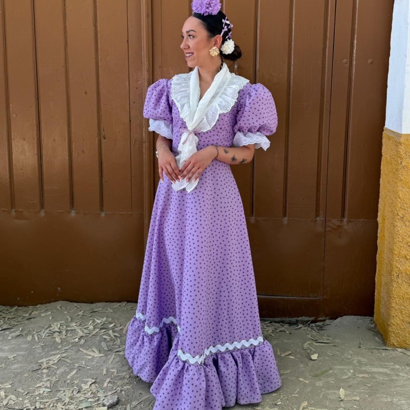 Traje Flamenca Modelo Jazmín