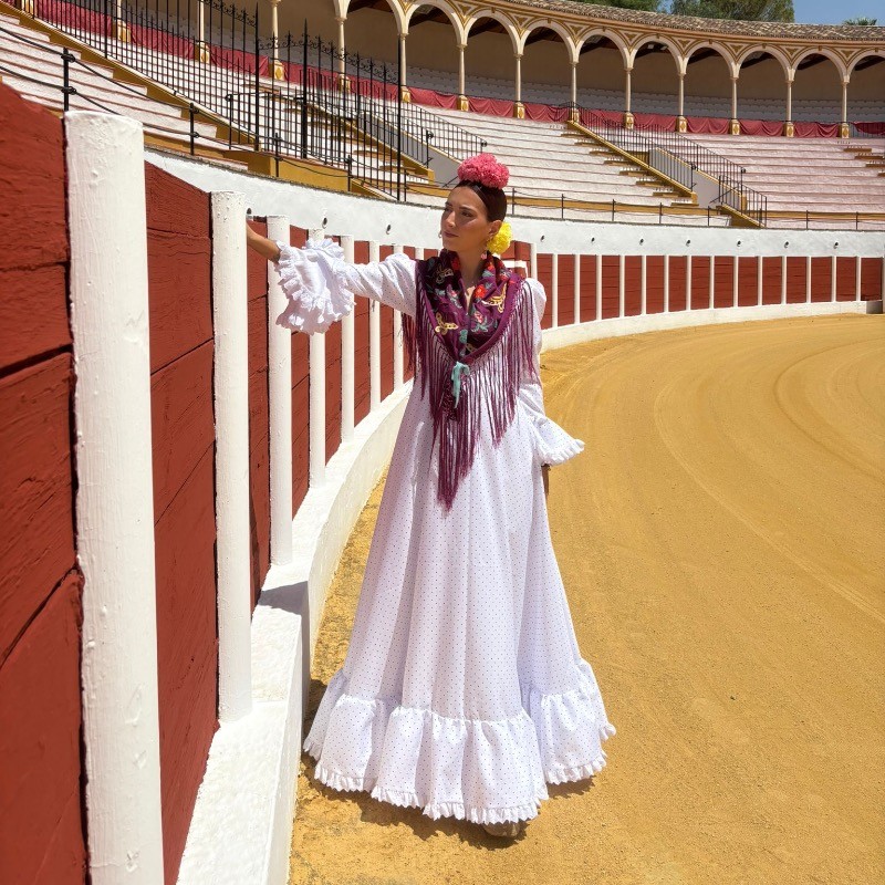 Traje Flamenca Modelo Azahar